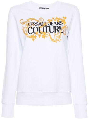 Logo Baroq Cotton Fleece - Versace Jeans Couture - Modalova