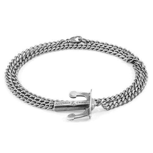 Union Anchor Double Chain Bracelet - ANCHOR & CREW - Modalova