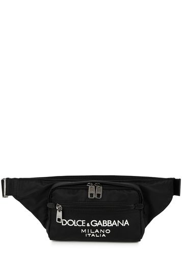 Dolce & Gabbana Logo Nylon Belt bag - Black - Dolce&gabbana - Modalova