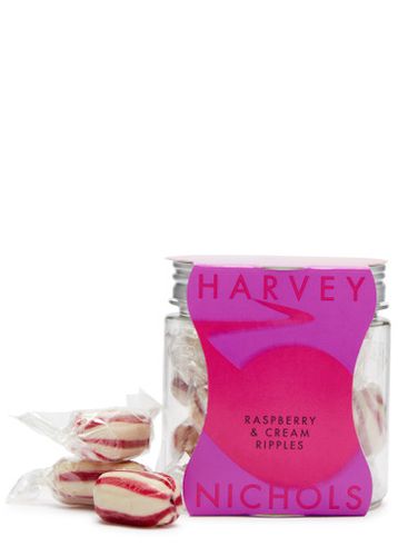 Raspberry Ripples 130g, Delightful Fusion of Raspberry and Real Cream, Boiled Sweet, 130g - Harvey Nichols - Modalova