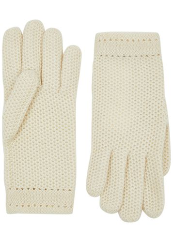 Waffle-knit Cashmere Gloves - - One Size - Inverni - Modalova