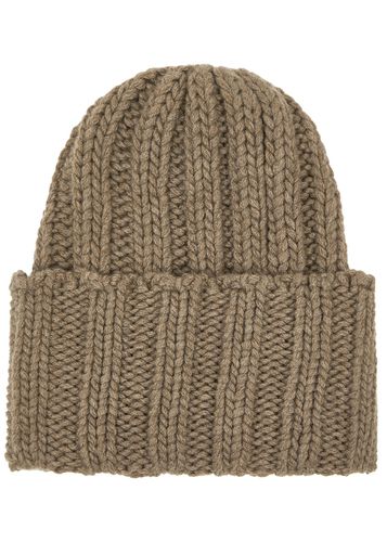Chunky-knit Ribbed Cashmere Beanie - Inverni - Modalova