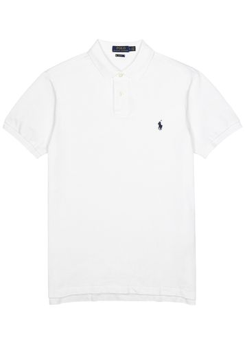 Slim Piqué-cotton Polo Shirt - - M - Polo ralph lauren - Modalova