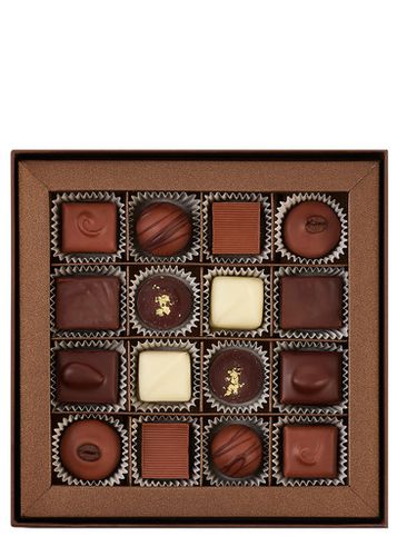 Non-Alcoholic Praline Gift Box 16pc 165g, Non-Alcoholic Box, 16 Handcrafted Chocolate Pralines, Luscious Creaminess, Premium Chocolate - Amedei - Modalova
