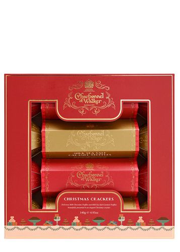 Salted Caramel & Milk Truffle Christmas Cracker Gift Set 140g - Charbonnel ET Walker - Modalova