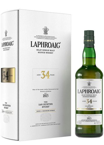 The Ian Hunter Story 34 Year Old Single Malt Scotch Whisky Book 5 - Laphroaig - Modalova