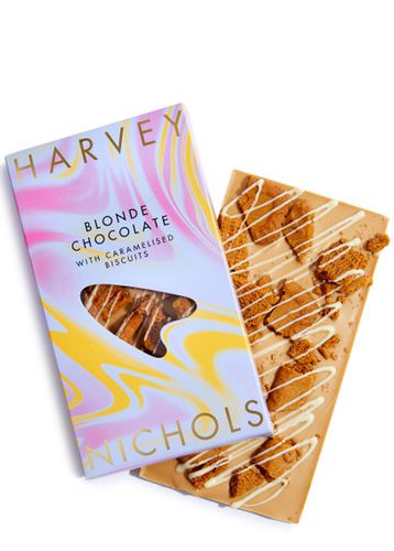 Blonde Chocolate With Caramelised Biscuit Bar 100g - Harvey Nichols - Modalova