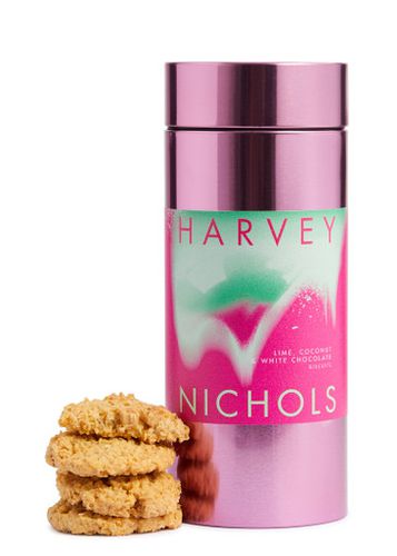 Lime, Coconut & White Chocolate Biscuits 200g - Harvey Nichols - Modalova