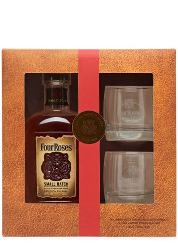 Small Batch Kentucky Straight Bourbon Whiskey and Glasses Set - Four Roses Bourbon - Modalova