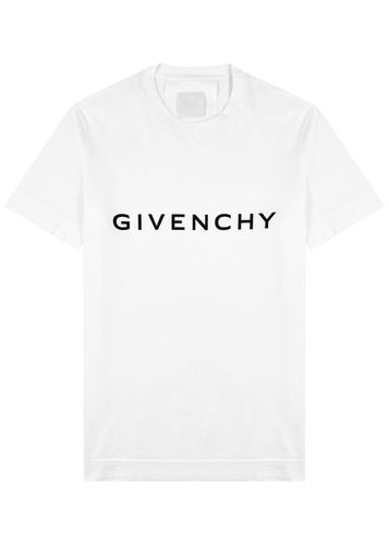 Logo-Print Cotton T-Shirt, T-Shirt, , L - Givenchy - Modalova