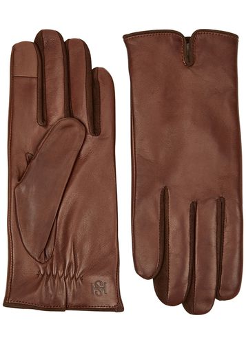 Essentials Leather Gloves - Handsome Stockholm - Modalova