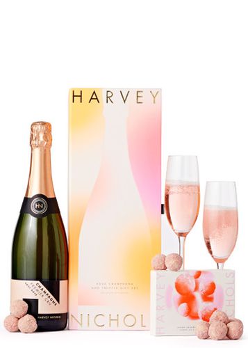 Premier Cru Rose Chocolate - Champagne - 135g - 750ml Sparkling Wine - Harvey Nichols - Modalova
