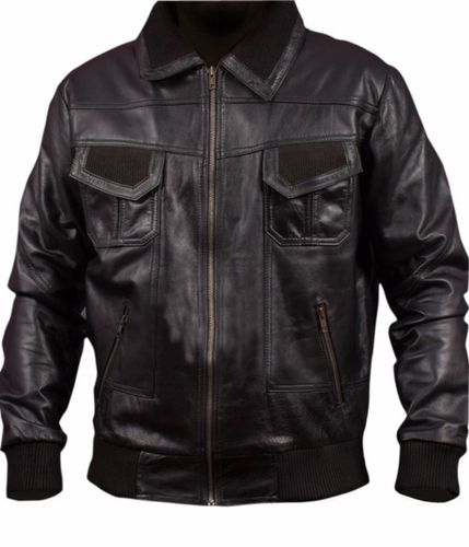 American Bomber Leather Jacket - Feather skin - Modalova