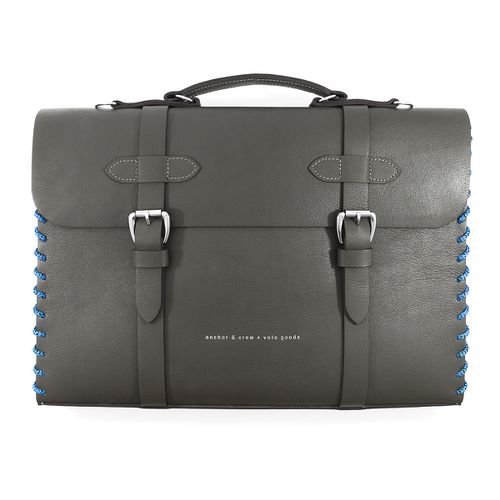 Small Falcon Rufford Leather and Rope Briefcase - ANCHOR & CREW - Modalova