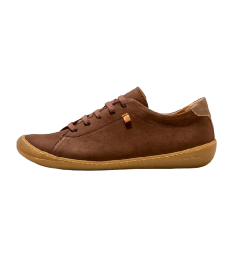 Unisex. 257701112005_012 Baskets en cuir N5770 Pleasant brown (36), Marron, Plat, Fermeture éclair, Casuel - El Naturalista - Modalova