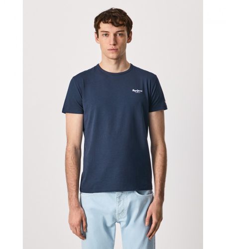 PM508212 T-shirt Original Basic 3 N (S), Bleu, Casuel, Coton, Manche courte - Pepe Jeans - Modalova