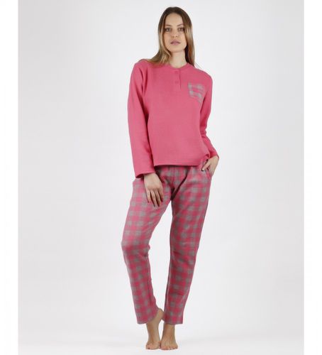 Pyjama Vichy (S), Homewear, Polyester, Manche longue - Admas - Modalova