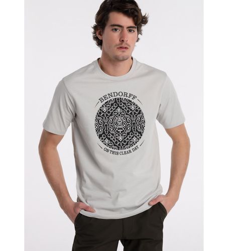 T-shirt à manches courtes avec graphique (XXL), Casuel, Gris, Coton, Classique, Manche courte - Bendorff - Modalova