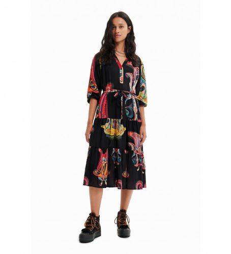 WWVW29 Robe longue M. Christian Lacroix multicolore (S), Casuel, Viscose, Durable - Desigual - Modalova