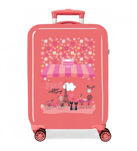 Valise Coffee Shop Cabin -38x55x20cm (OSFA), Casuel, Rose, ABS/Polycarbonate, Cabine, Corail - Roll Road - Modalova