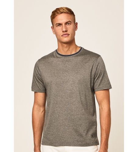 HM500722 Micro Stripes Printed T-Shirt (XL), Casuel, Coton, Manche courte - Hackett London - Modalova