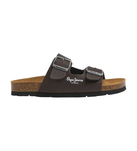 PBS90054 Sandales Double Kansas marron (36), Plat, Aucun, Casuel, PVC - Pepe Jeans - Modalova