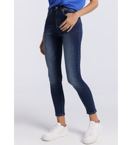 Jeans : Medium Box - Taille haute skinny (26), Casuel, Coton, Denim, Classique, Polyeste - Victorio & Lucchino, V&L - Modalova