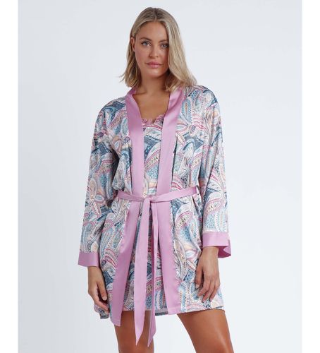 Robe de chambre multicolore Summer Cachemire (S), Homewear, Polyester, Manche longue - Admas - Modalova