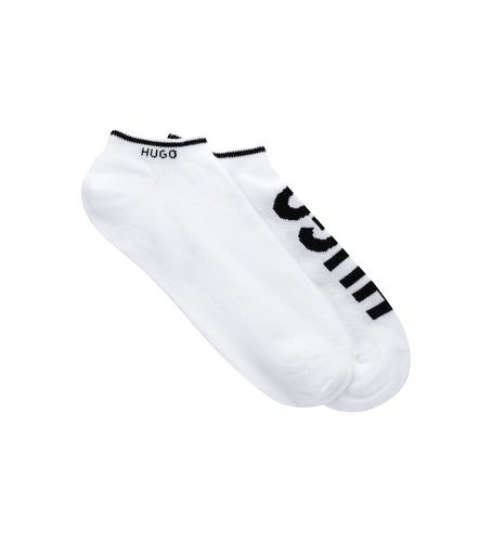 Lot de 2 paires de chaussettes de cheville en coton (39-42), Homewear - HUGO - Modalova