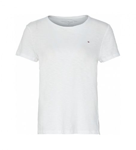 WW0WW22043 T-shirt col ras du cou Heritage (XXS), Casuel, Coton, Manche courte, Le coton biologique - Tommy Hilfiger - Modalova