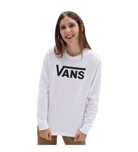 VN0A47WNWHT1 T-shirt classique Flying V (XS), Casuel, Coton, Manche longue - Vans - Modalova