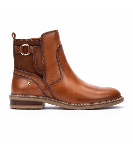 W8J-8604C1 Aldaya - Bottines en cuir marron (36), Plat, Fermeture éclair, Casuel - Pikolinos - Modalova