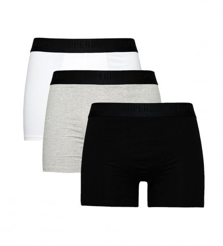 M3110342A Lot de 3 cale (S), Noir, Blanc, Homewear, Gris, Le coton biologique, Durable - Superdry - Modalova