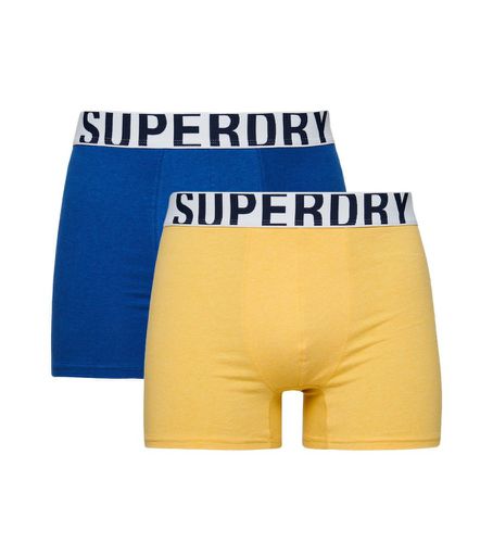 M3110340A Lot de 2 caleçons en coton biologique avec double logo , (S), Homewear, Le coton biologique, Durabl - Superdry - Modalova