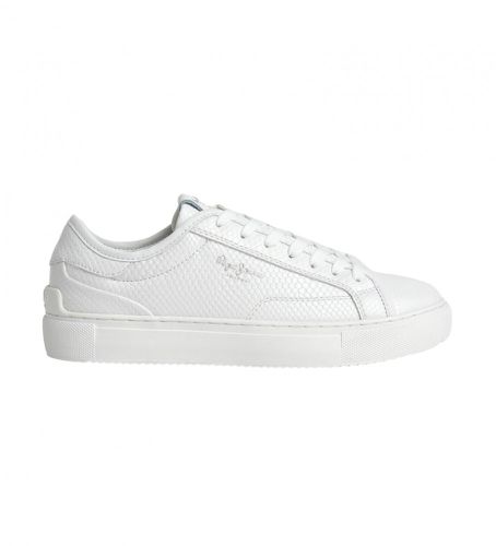 PLS31539 Trainers Adams Snaky (36), Blanc, Plat, Lacets, Casuel - Pepe Jeans - Modalova