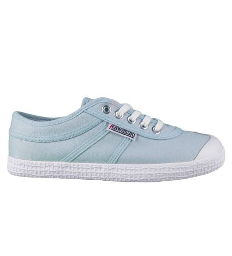 Unisex. K192495 Baskets originales bleues (36), Tissu, Plat, Lacets, Casuel - Kawasaki - Modalova