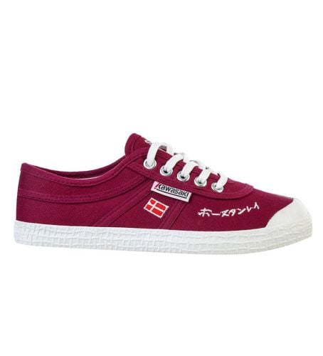 Unisex. K202601 Signature Shoes (36), Rouge, Tissu, Plat, Lacets, Casuel - Kawasaki - Modalova