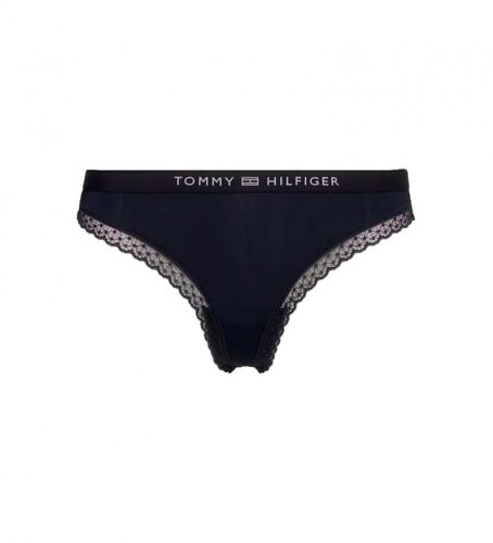 UW0UW04184 Tanga avec logo et dentelle tonale (XS), Homewear, Durable, Nylon recyclé - Tommy Hilfiger - Modalova