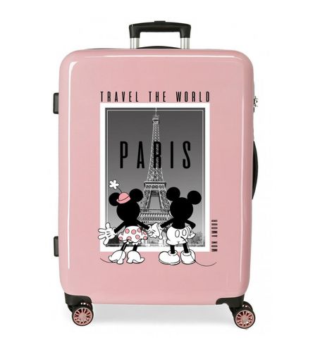 Valise rigide de taille moyenne Minnie et Mickey Paris 68 cm (OSFA), Casuel, ABS/Polycarbonate - Disney - Modalova