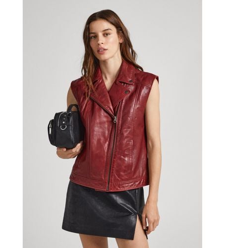 PL402240 Gilet Nelly marron (M), Casuel, Grenat, Cuir - Pepe Jeans - Modalova