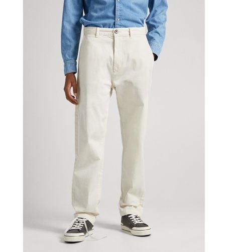 PM211584 Pantalon chino Nils (29/32), Blanc, Casuel, Coton - Pepe Jeans - Modalova