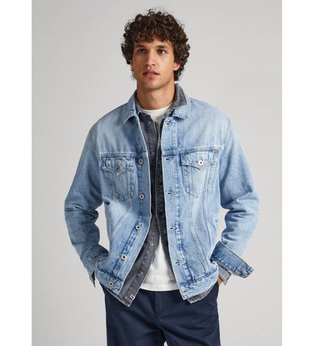 PM402715PF0 Veste à épingles bleue (L), Casuel, Coton - Pepe Jeans - Modalova