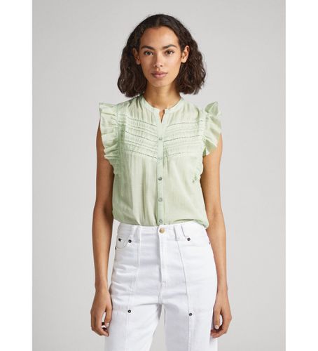 PL304606 Chemise verte Fiala (XS), Casuel, Viscose, Manche courte - Pepe Jeans - Modalova