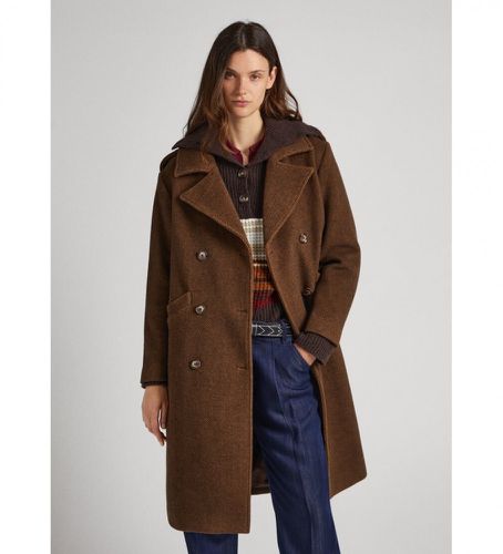 PL402257 Manteau de marlin (L), Marron, Casuel, Laine, Manche longue - Pepe Jeans - Modalova