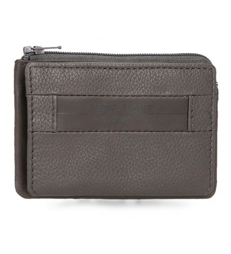 Unisex. 7880234 Portefeuille - Porte-cartes en cuir Checkbox (OSFA), Casuel, Gris - Pepe Jeans - Modalova