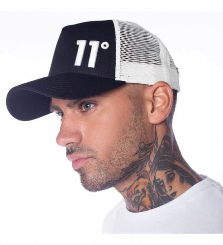 D082-001 Casquette Trucker à visière avec logo (OSFA), Casuel, Sport, Coton, Multisport - 11 Degrees - Modalova