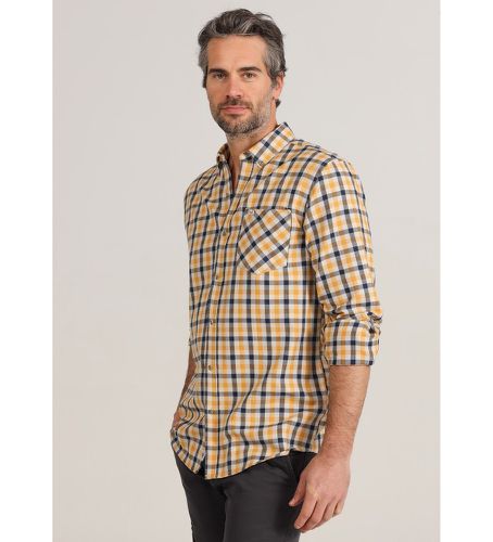 Chemise à carreaux à manches longues avec poche (S), Casuel, Coton, Manche longue - Bendorff - Modalova