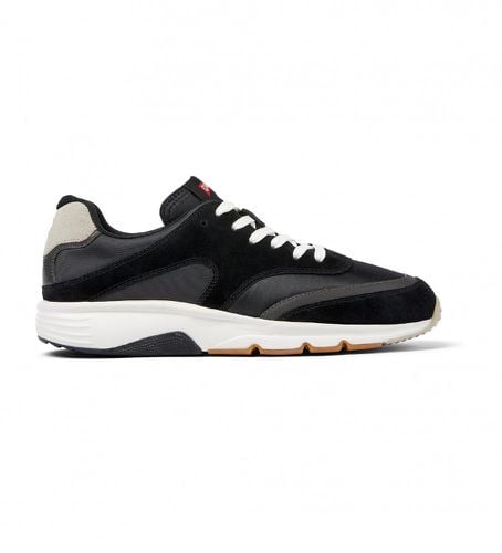 K100876-013 Drift Leather Sneakers (40), Cuir, Noir, Plat, Lacets, Casuel - Camper - Modalova