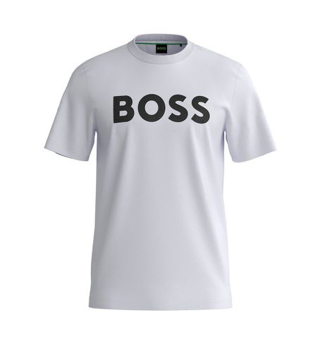 T-shirt contrasté (M), Casuel, Coton, Manche courte - BOSS - Modalova