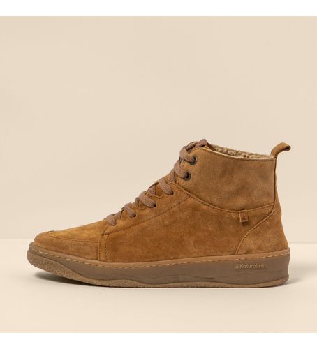 Unisex. 258431155005_023 Bottines en cuir N5843 Geo brown (36), Marron, Plat, Lacets, Casuel - El Naturalista - Modalova